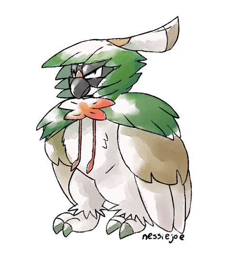 Decidueye In Classic Ken Sugimori Style By Nessiejoe On Deviantart