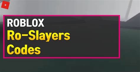 Ro slayers codes are a list of codes given by the developers of the game to help players and encourage them to play the game. Roblox Ro-Slayers Codes (December 2020) - OwwYa