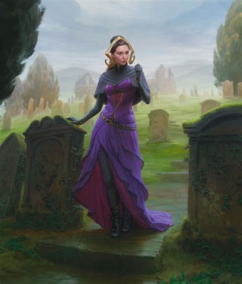 Liliana Waker Of The Dead Mtg Art From Core Set 2021 Set By Anna