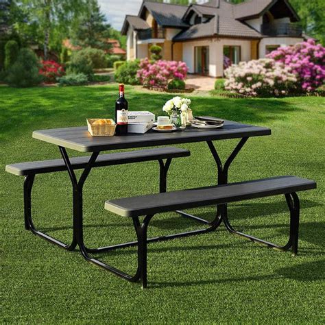 Outdoor Picnic Table And Bench Set Sale Price And Reviews Eletriclife