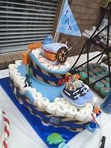 Fishing Boat Diaper Cake Pictures