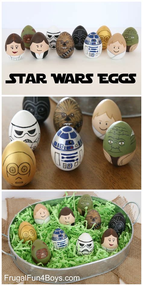 How To Make Star Wars Painted Easter Eggs Frugal Fun For