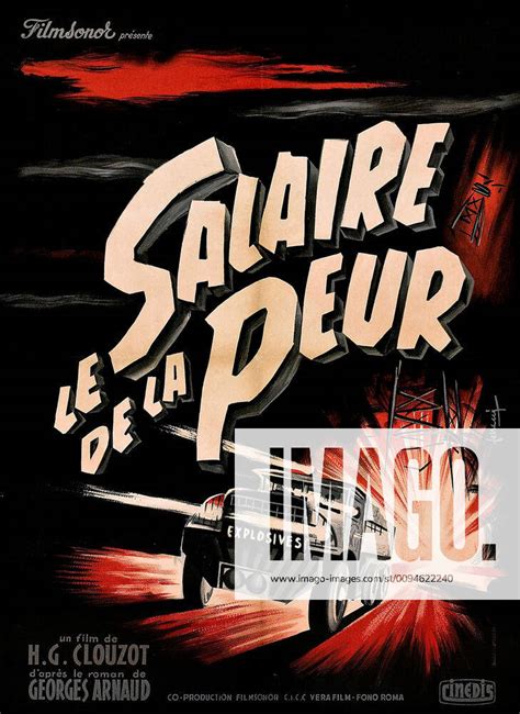 Movie Poster Film The Wages Of Fear Le Salaire De La Peur