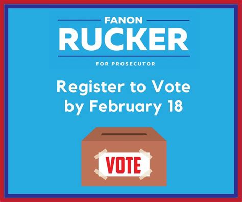 The Deadline To Register To Vote In The March Primary Is Coming Up Check Or Update Your Voter