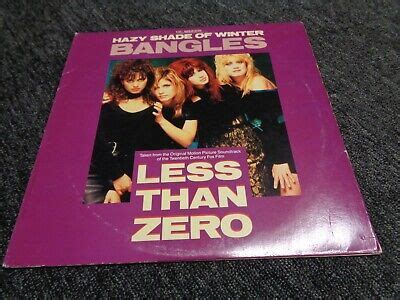 The Bangles Hazy Shade Of Winter 12 Vinyl Lp Less Than Zero EBay