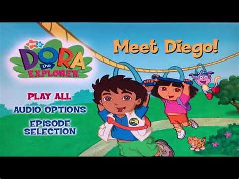 Your preschooler's nick jr favorites are streaming for free on pluto tv! NICK JR DORA THE EXPLORER Meet Diego DVD Menu Walkthrough ...