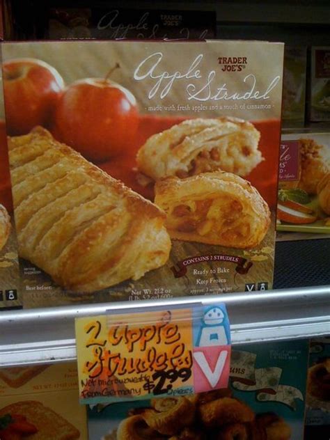 Today i'm sharing an updated list of 35 favorite trader joe's vegan products. Spotted at Trader Joe's: delicious vegan apple strudel ...