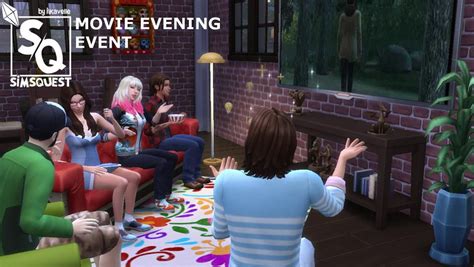 Movie hangout stuff is the fifth stuff pack for the sims 4. Movie Evening Event | Movies, Sims 4 mods, Order pizza