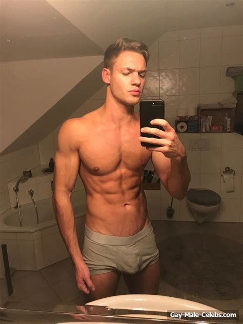 Hot Model Instagram Star Tobias Reuter Hot Underwear And Bulge Photos