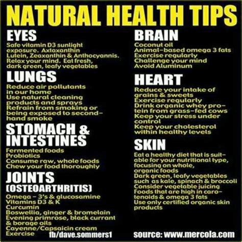 Health Tips To Save Your Wealth Natural Health Tips