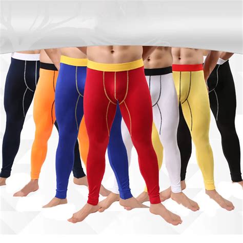 high quality men s baselayer underwear warm cotton legging pants thermal breathable comfortable