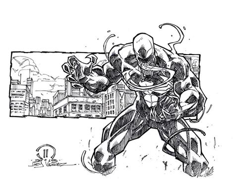 Venom Sketch Commish By Joeyvazquez On Deviantart Fan Comic Comic Art