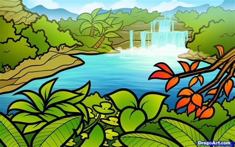 Tropical Rainforest Drawing At Getdrawings Free Download