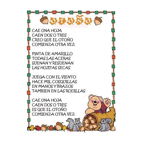 54 Poemas Cortos Para Niños Poesias Infantíles Bonitas 9fa Poemas