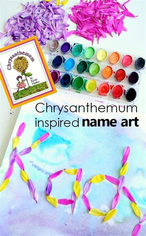 Chrysanthemum Preschool Name Art Fantastic Fun And Learning Preschool