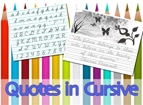 quotes  cursive   dnealian script alphabet  lined paper