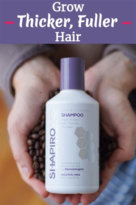 Grow Thicker Fuller Hair With Shapiro Md Shampoo For Curly Hair