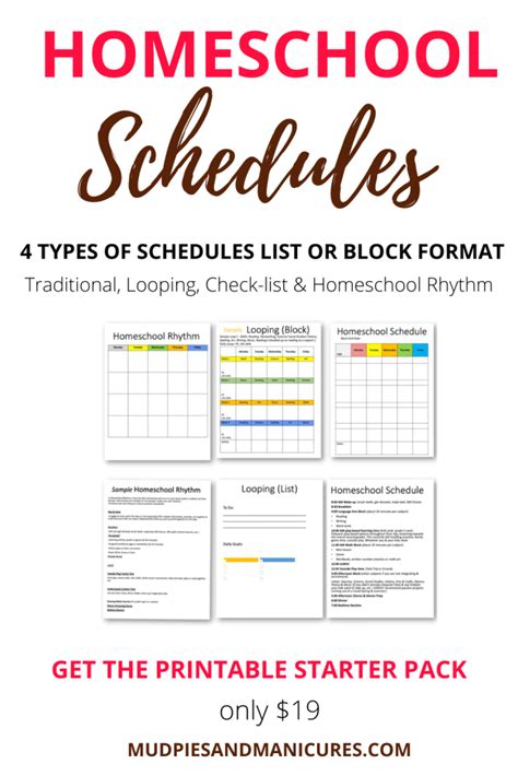 Homeschool Schedule How To Create One That Works For You In 2020