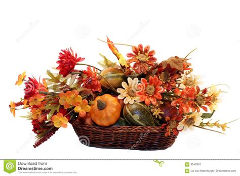 Herbst-Korb Stockfoto - Bild: 3147910