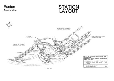 3d Maps Of Every Underground Station Cdefg Euston Station Station