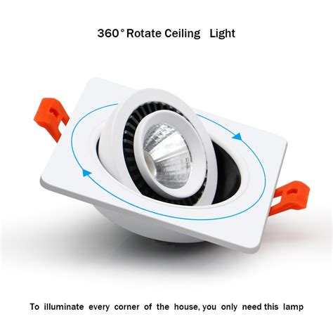 360 Degree Rotating Led Recess Lighting Beboxx
