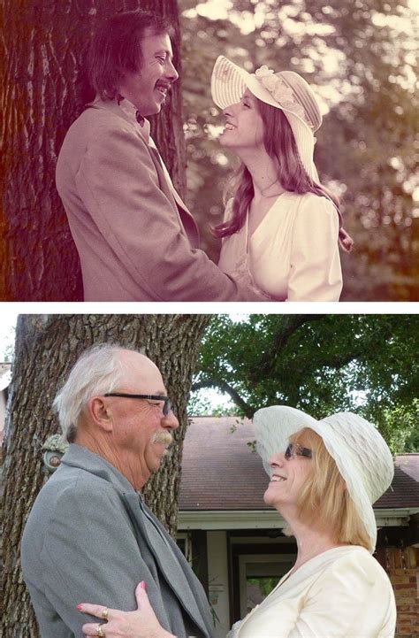 22 Long Term Couples Recreate Old Pictures To Restore Our Faith In True