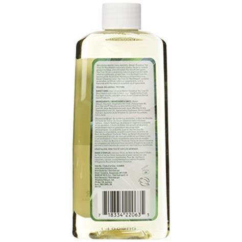 Geekshive Desert Essence Tea Tree Oil Mouthwash Spearmint 8 Fl Oz