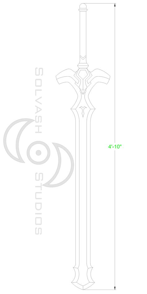 Sword Art Online Demonic Sword Gram Template By Solvash On Deviantart