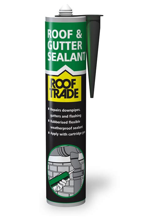 Rooftrade Black Roof And Gutter Sealant 310ml Departments Tradepoint