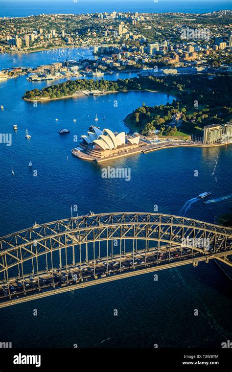 Aerial View Of Sydney Cityscape Sydney New South Wales Australia