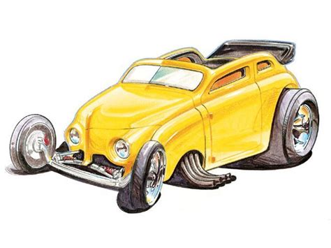 Hot Rod Drawings Rod And Custom Magazine Hot Rods Drawings Rod