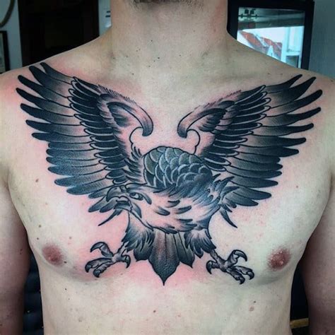Ripped skin eagle and flying eagle tattoo designs. 50 Traditional Eagle Tattoo Designs For Men - Old School Ideas