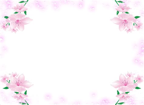 Download this floral border design, pink, floral vector, blossom png clipart image with transparent background or psd file for free. Transparent Frame with Pink Soft Flowers | Flores em png ...
