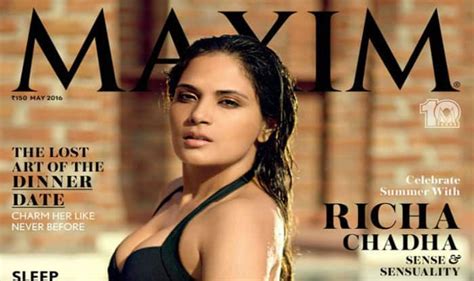Richa Chadha Sizzles In A Bikini On Maxim India Cover
