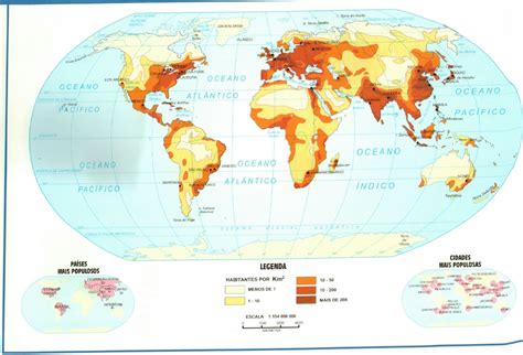Mapa Da Densidade Populacional Do Mundo Ilustracao Do Vetor Images
