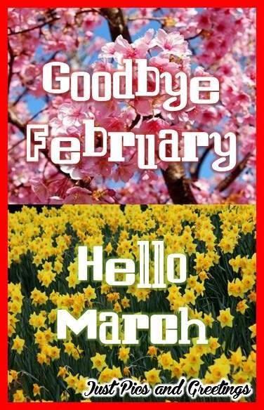 Goodbye February Hello March Pictures Photos And Images For Facebook