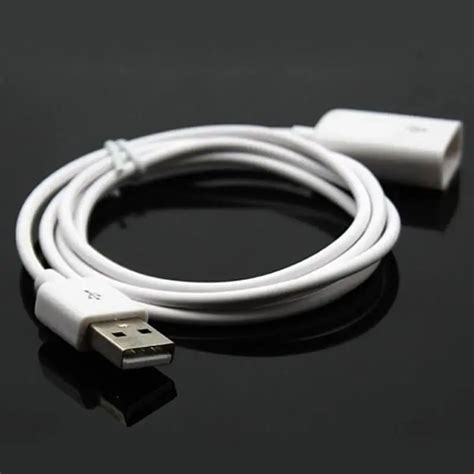 Pc Usb Male To Female Extension Cable Cm White Extend Cord