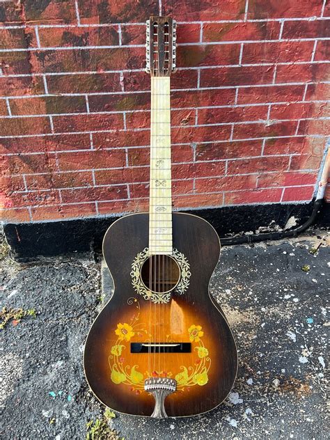 Stella By Oscar Schmidt String Sunburst Guitars Flattop