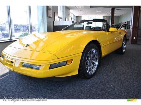 1996 Chevrolet Corvette Convertible In Competition Yellow 108052