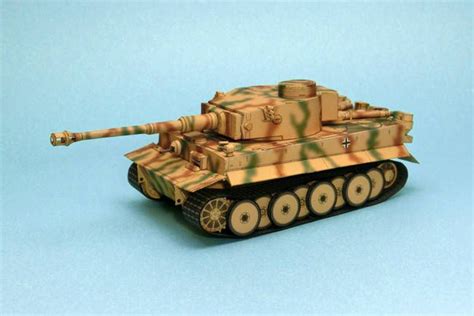 Wwii German Heavy Tank Early Version Tiger I Free Paper Model Download