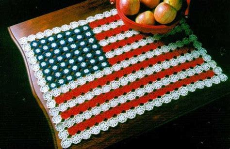 American Flag Doilies Crochet Pattern– Maggie's Crochet