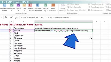 How To Use The Concatenate Function In Excel Lesson
