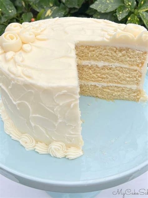 Vanilla Buttermilk Cake Recipe My Cake School