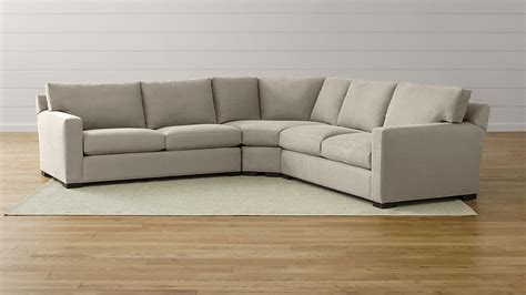 Axis Ii Low Back Sectional Sofa Crate And Barrel