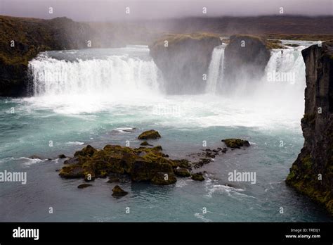 Godafoss Waterfall Of The Gods Iceland Iceland Stock Photo Alamy