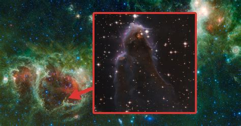 Hubble Space Telescope Has Captured An Image Of A Star Being Born