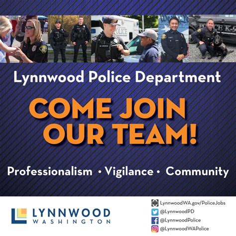 City Of Lynnwood On Linkedin Police Lynnwood