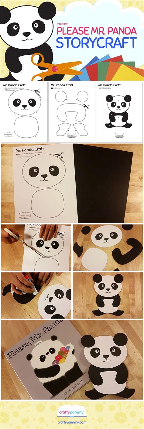 Create A Panda Craft Using A Free Craft Template Available At