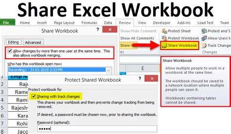 Share Excel Workbook Examples How To Use Share Excel Workbook