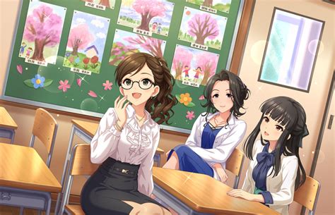 Safebooru Black Eyes Brown Hair Dress Etou Misaki Idolmaster Idolmaster Cinderella Girls